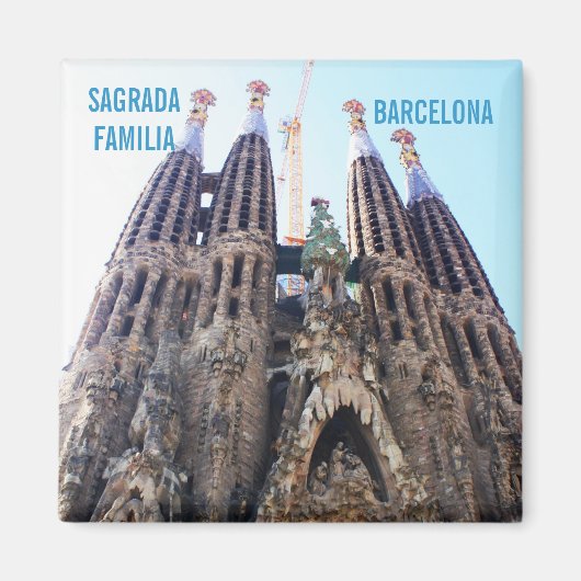 Kirche Sagrada Familia Magnet (Vorne)
