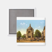 Kirche Saint Augustine, Vintage Paris Frankreich Magnet (Vorderseite/Rückseite)