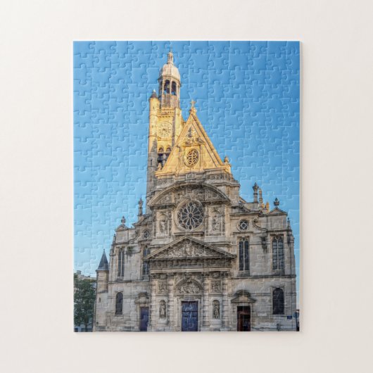 Kirche Saint-Etienne-du-Mont in Paris, Frankreich Puzzle (Vertikal)