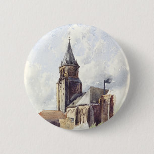 Kirche Saint Germain des Pres Paris Button