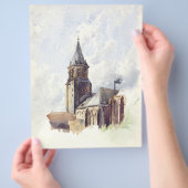 Kirche Saint Germain des Pres Paris Flyer (Hand)