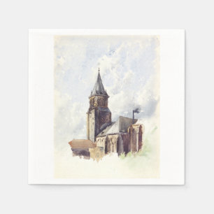 Kirche Saint Germain des Pres Paris Serviette