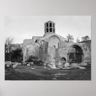 Kirche Saint-Honoratus von Les Alyscamps Poster