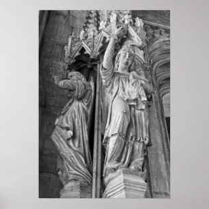 Kirche Saint Maurice im Zentrum von Lille, Frankre Poster