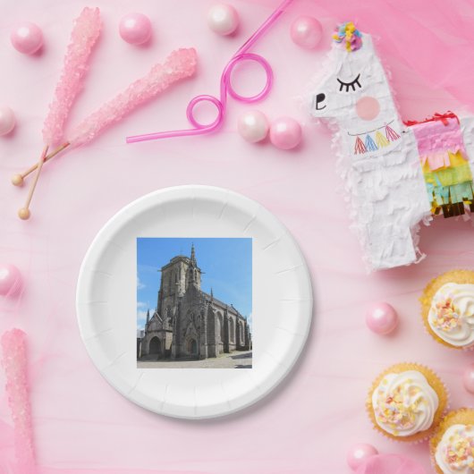 Kirche Saint Ronan Pappteller (Party)