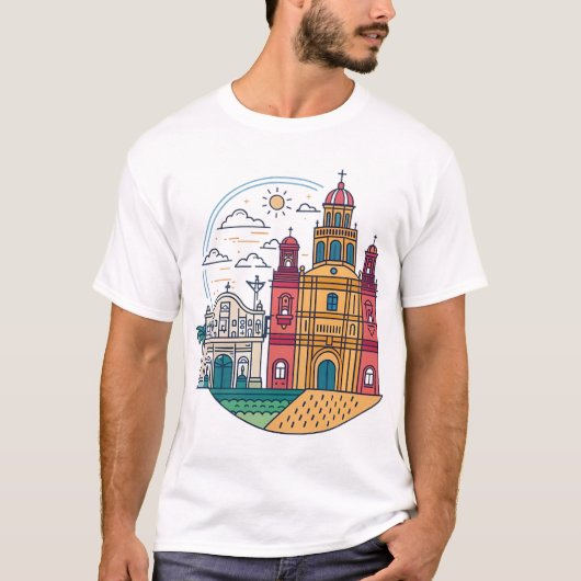 Kirche San Agustin T-Shirt (Vorderseite)