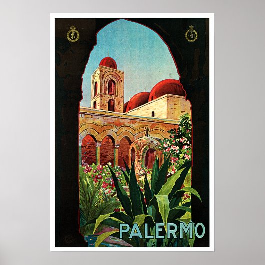 Kirche San Cataldo PALERMO SIZILY Italienische EIN Poster (Vorne)
