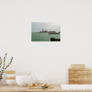 Kirche San Giorgio Maggiore & Venezianische Lagune Poster
