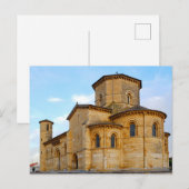 Kirche San Martin de Tours Postkarte (Vorne/Hinten)