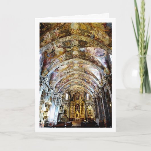 Kirche San Nicolás in Valencia Karte (Vorderseite)