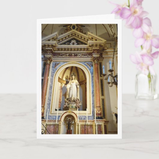 Kirche San Nicolás, Stadt Valencia, Spanien Karte (Orchidee)