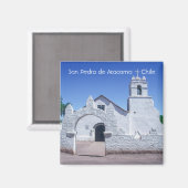 Kirche San Pedro de Atacama - Chile Magnet (Vorderseite/Rückseite)