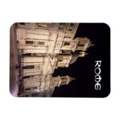 Kirche Sant Agnese auf der Piazza Navona - Rom Magnet (Horizontal)