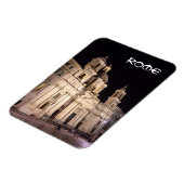 Kirche Sant Agnese auf der Piazza Navona - Rom Magnet (Linke Seite)
