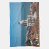 Kirche Santa Engracia in Lissabon, Portugal Geschirrtuch (Vertikal)