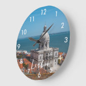 Kirche Santa Engracia in Lissabon, Portugal Große Wanduhr (Winkel)