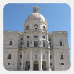 Kirche Santa Engracia oder Nationalpantheon Quadratischer Aufkleber