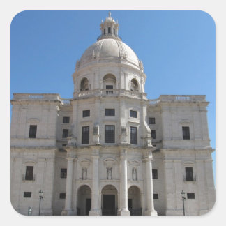 Kirche Santa Engracia oder Nationalpantheon Quadratischer Aufkleber
