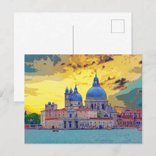 Kirche Santa Maria degli Angioli Postkarte (Vorne/Hinten)