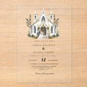 Kirche Santa Maria delle Grazie Acryleinladungen (Vorderseite)