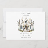 Kirche Santa Maria delle Grazie Save The Date (Vorderseite)