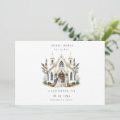 Kirche Santa Maria delle Grazie Save The Date (Stehend Vorderseite)