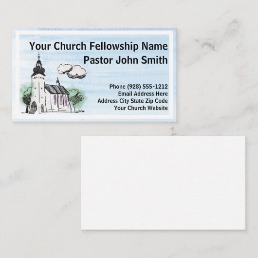 Kirche Santa Maria delle Grazie Visitenkarte (Vorne/Hinten)