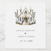 Kirche Santa Maria delle Grazie Weinetikett (Einzelnes Label)