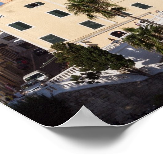 Kirche Santa Maria - Mahon, Menorca, Spanien Poster (Ecke)