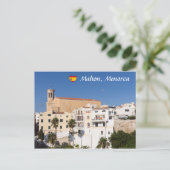 Kirche Santa Maria - Mahon, Menorca, Spanien Postkarte (Stehend Vorderseite)