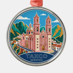 Kirche Santa Prisca Mexiko Ornament Aus Metall