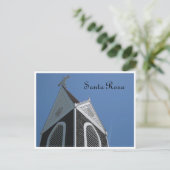 Kirche Santa Rosa, Ca. Postkarte (Stehend Vorderseite)