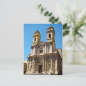 Kirche Sant'Anna, Cagliari, Sardinien Postkarte (Stehend Vorderseite)