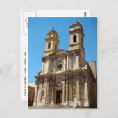 Kirche Sant'Anna, Cagliari, Sardinien Postkarte (Vorne/Hinten)