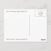 Kirche Sant'Anna, Cagliari, Sardinien Postkarte (Rückseite)