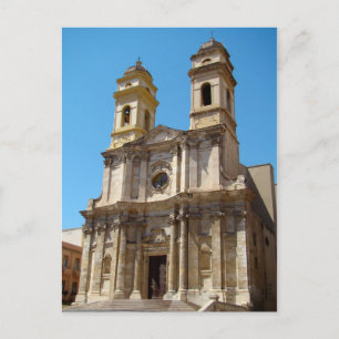Kirche Sant'Anna, Cagliari, Sardinien Postkarte