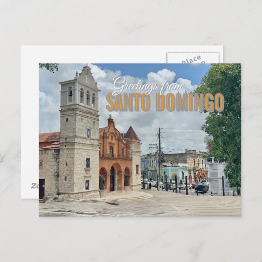 Kirche Santo Domingo Dominikanische Republik Postkarte (Vorne/Hinten)