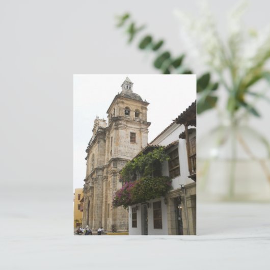 Kirche Santo Domingo Postkarte (Stehend Vorderseite)