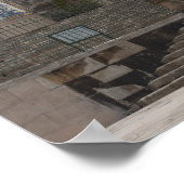 Kirche Santo Ildenfonso mit den Tilonhöhlen Poster (Ecke)