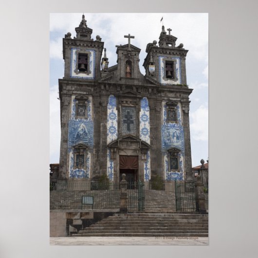 Kirche Santo Ildenfonso mit den Tilonhöhlen Poster (Vorne)