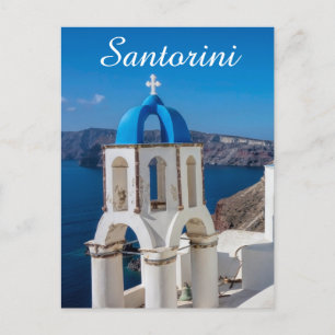 Kirche Santorini Postkarte