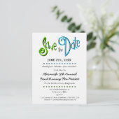 Kirche, Schule, Business Event Save the Date Ankündigungspostkarte (Stehend Vorderseite)