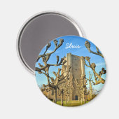 Kirche Sint Anna ter Muiden in Sluis, Niederlande Magnet (Vorderseite/Rückseite)