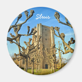 Kirche Sint Anna ter Muiden in Sluis, Niederlande Magnet