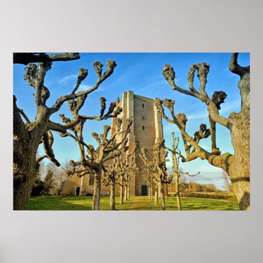 Kirche Sint Anna ter Muiden in Sluis Poster (Vorne)