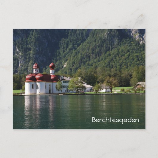 Kirche St. Bartholomä Postkarte (Vorderseite)