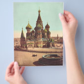 Kirche St. Basil, Roter Platz Moskau Flyer (Hand)