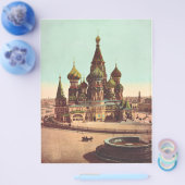 Kirche St. Basil, Roter Platz Moskau Flyer (Einzeln)