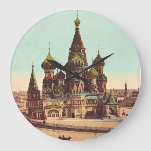 Kirche St. Basil, Roter Platz Moskau Große Wanduhr (Vorderseite)