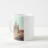 Kirche St. Basil, Roter Platz Moskau Kaffeetasse (Vorderseite Links)
